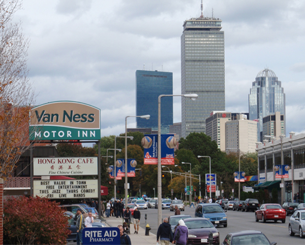 Movie Prop Sign in Downtown Boston